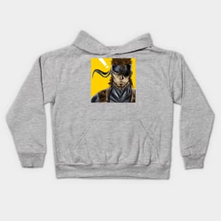 just snake the soldier Kids Hoodie